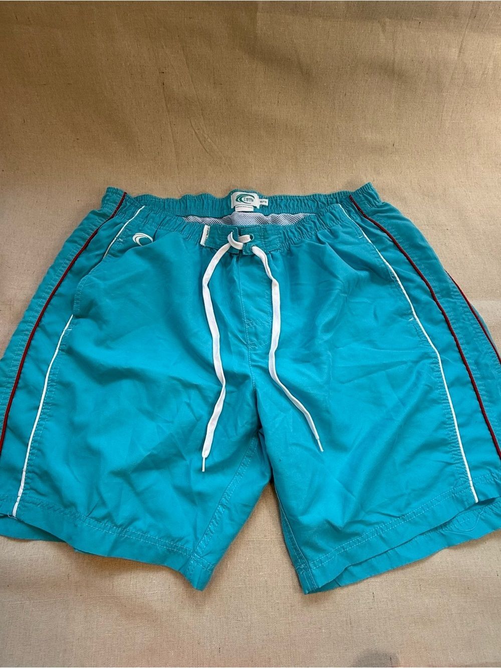 Nike Men's XXL Swim Trunks 9" Inseam Orange + Blue Teal Cove = 2 Pair Bundle - Picture 8 of 12